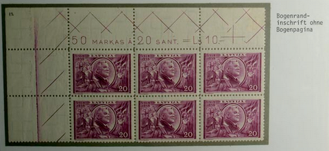 Neatkarības 20. gadskārtas pastmarkas no izsoles